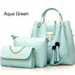 New Collection 3pcs Set Soft Leather Hand Bag