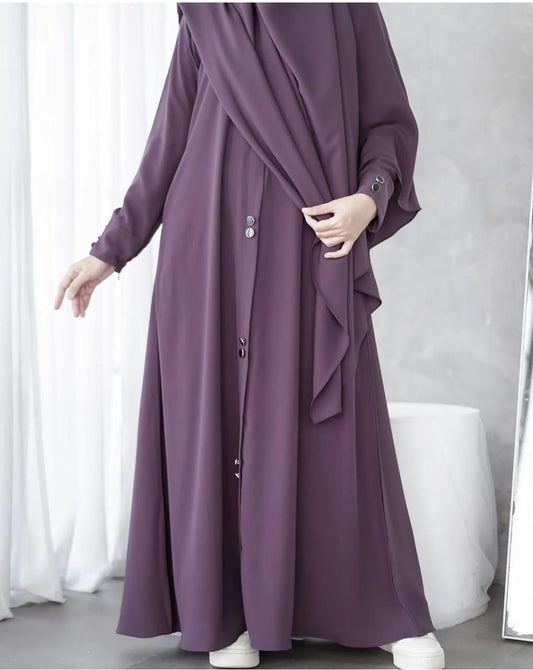 Stylish georgette full abaya with stoller