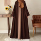 Stylish georgette classic abaya with inner