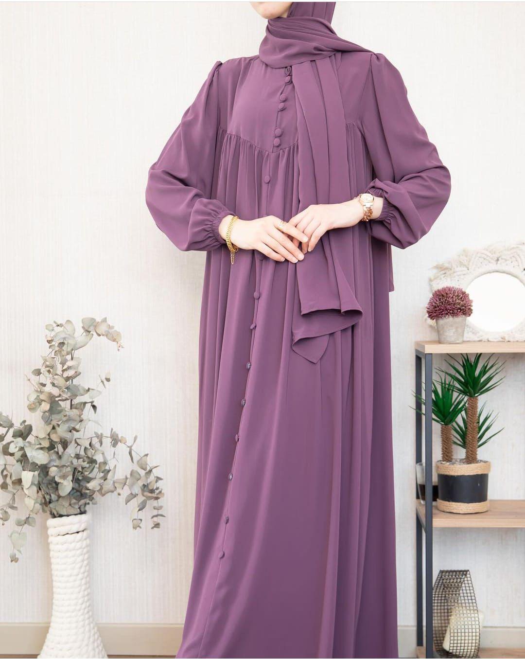 Stylish georgette abaya with stoller