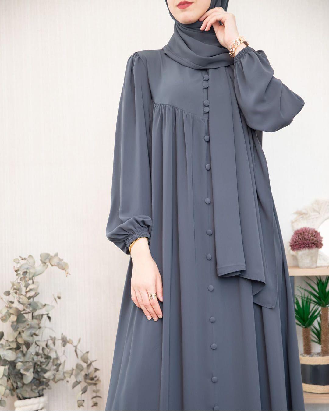 Stylish georgette abaya with stoller