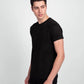 T-shirt stitched round neck