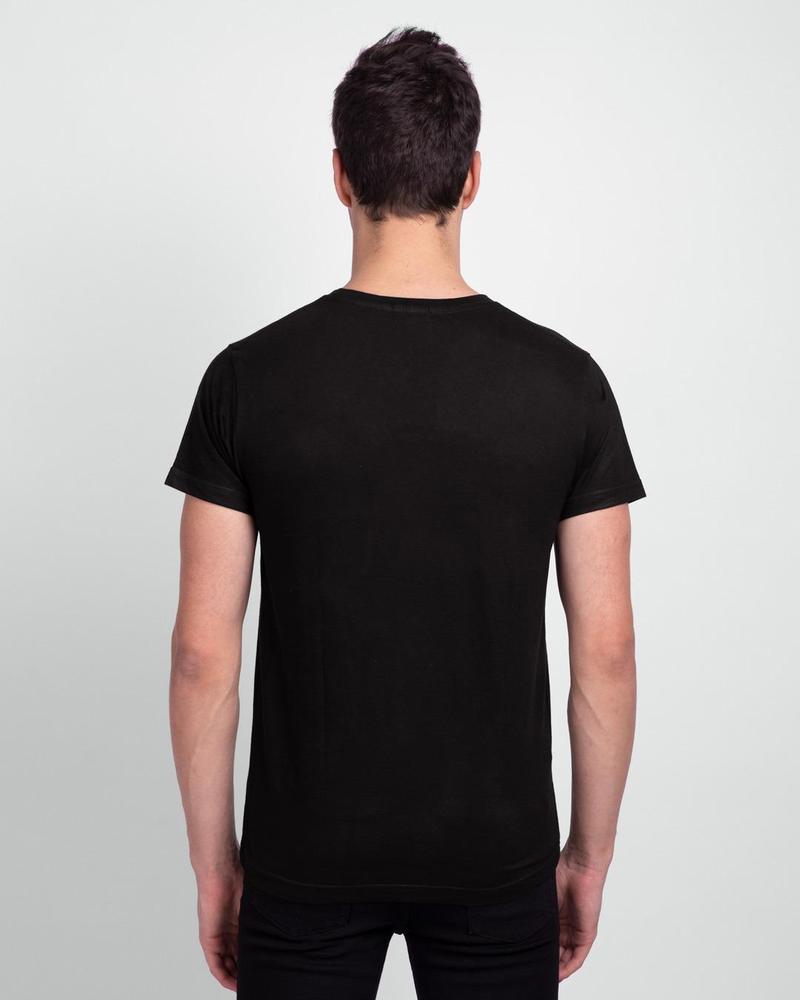 T-shirt stitched round neck